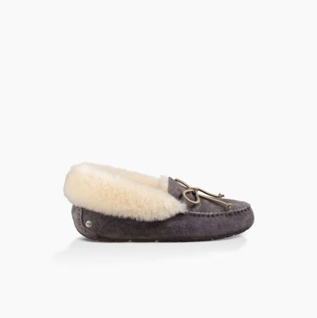 UGG Alena Deep Grey Slippers for Women (BJNH84260)